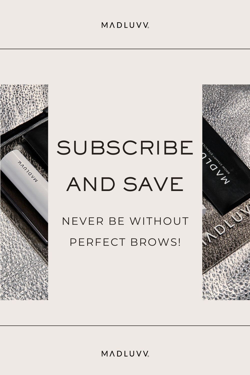 Never be without perfect brows - madluvv brow stamp subscription
