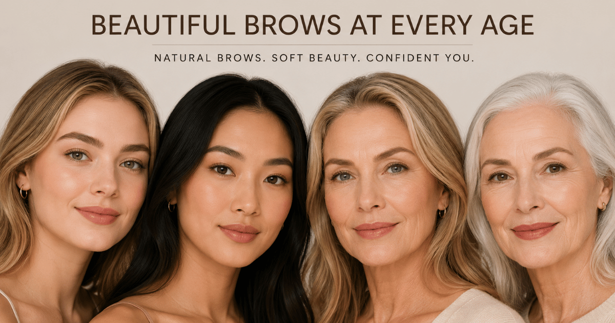 beautiful brows at every age
