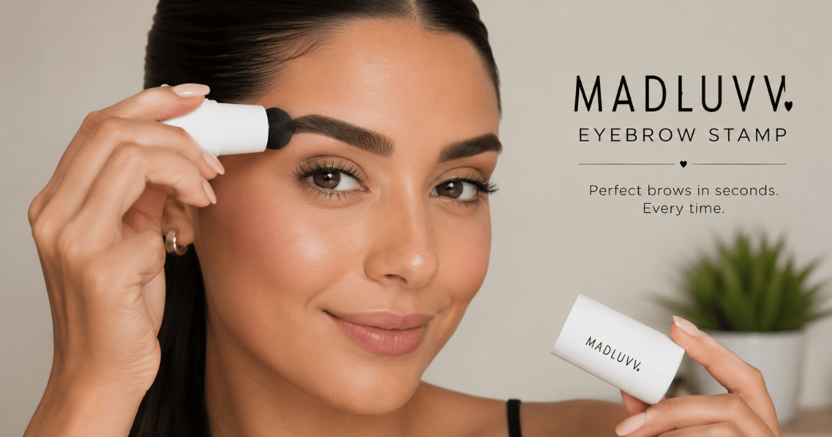 even brows using madluvv stamp kit