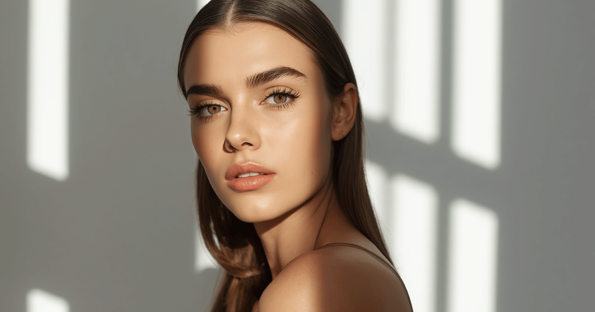 Balanced and lifted brows