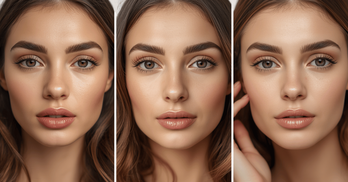 highlighted brows