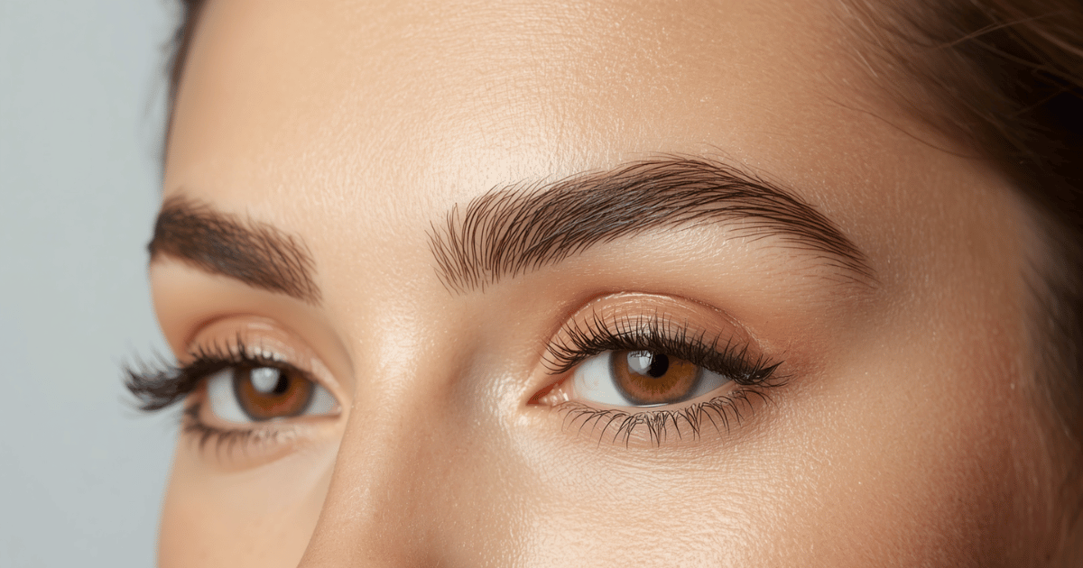 Lifestyle image of a woman with soft, naturally enhanced brows.