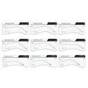 Set of 9 Brow Stamp Kit Eyebrow Stencils