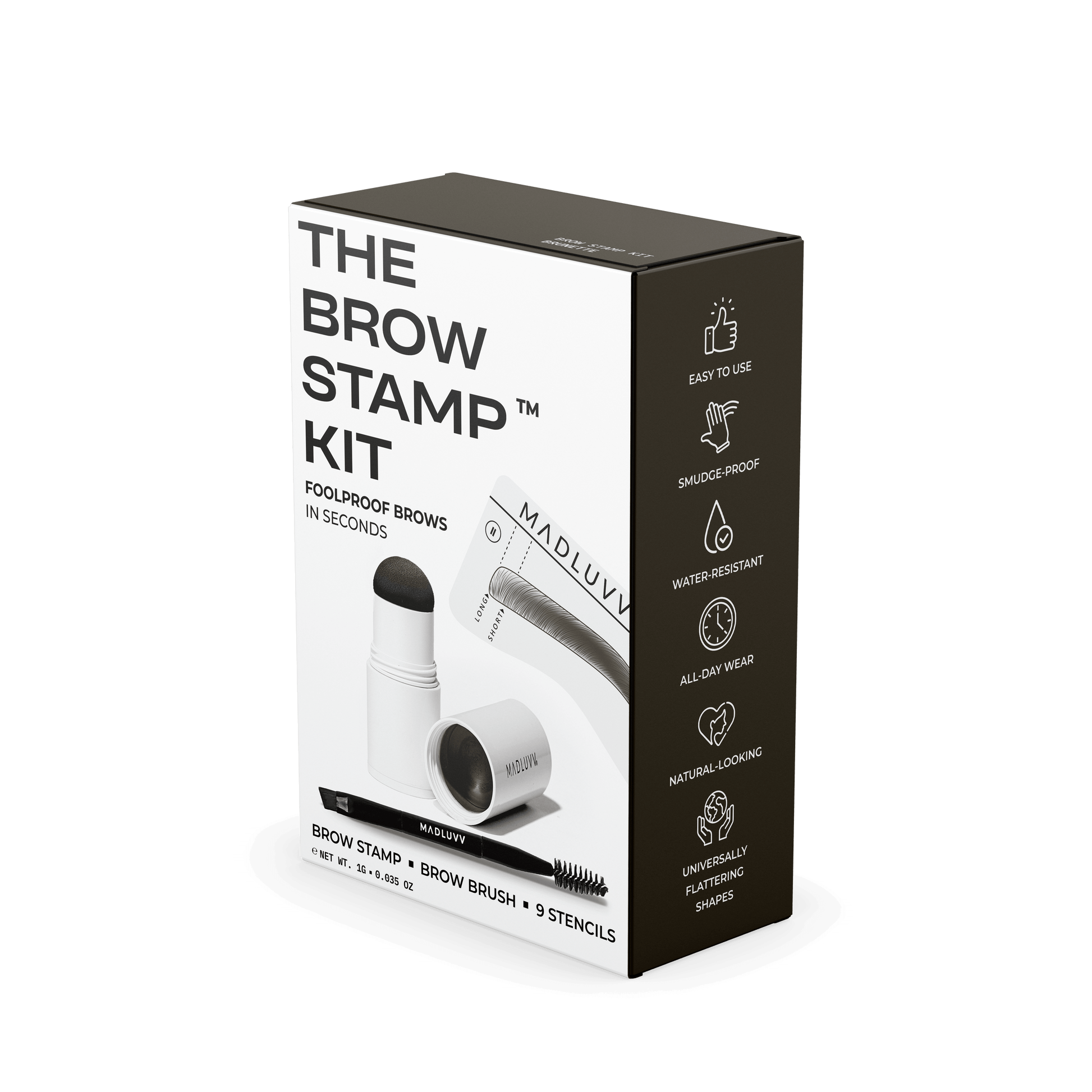 Brunette Brow Stamp Kit - Eyebrow Stamp Kit