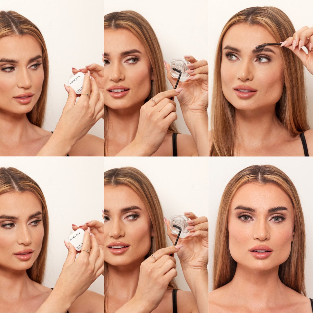 Clean Girl™ Brow Slick Gel-Pomade demonstration with model