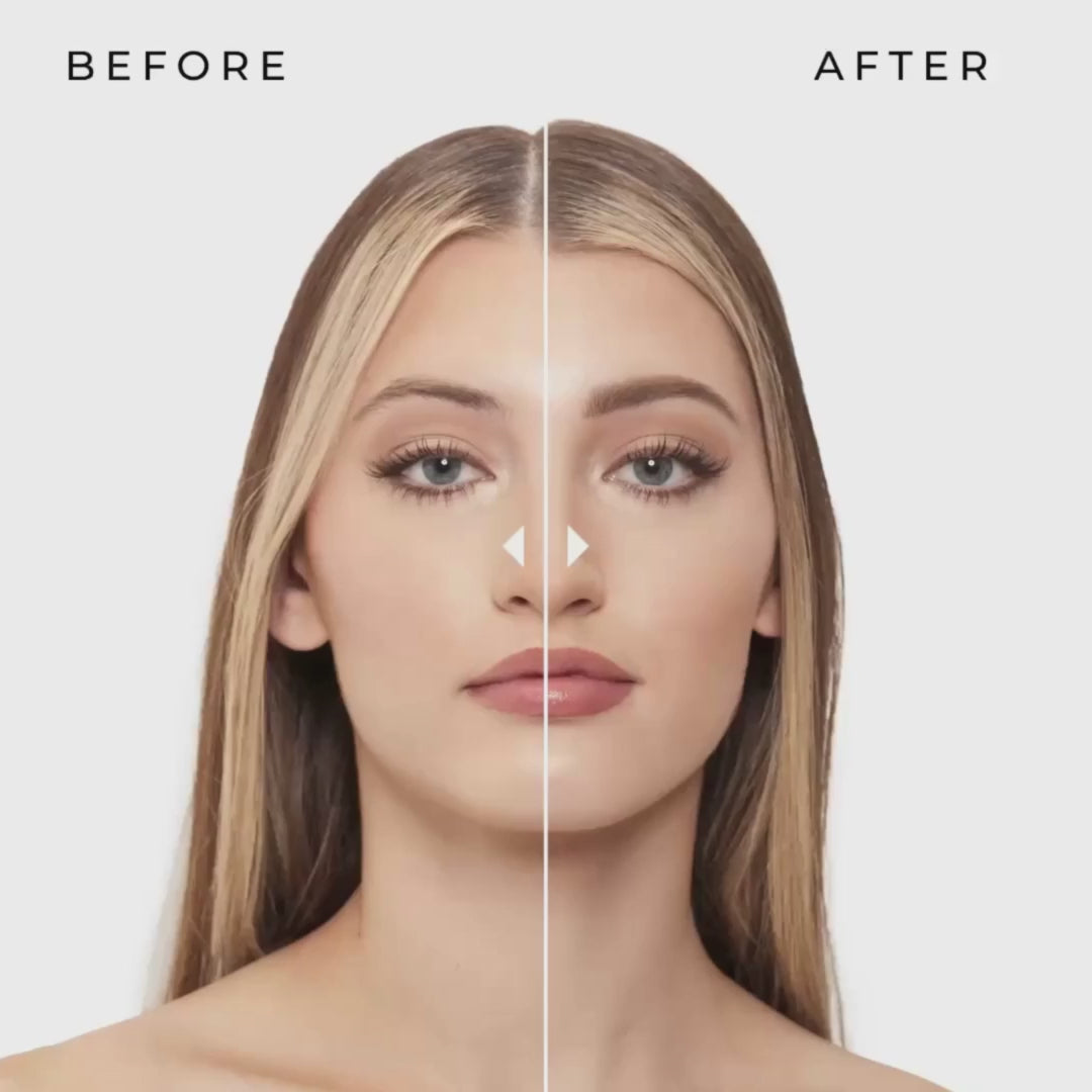 Load video: brow stamp kit soft brown brow transformation