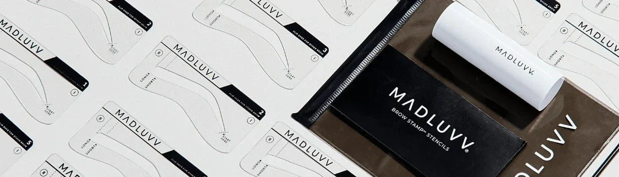Eyebrow stencil and kit