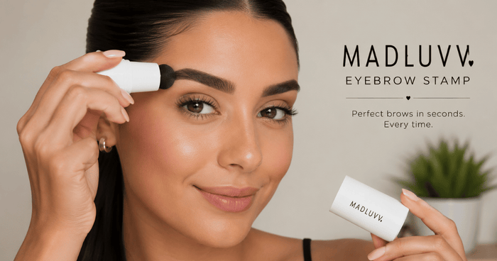 even brows using madluvv stamp kit