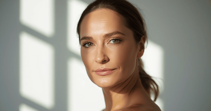 45+ woman brows