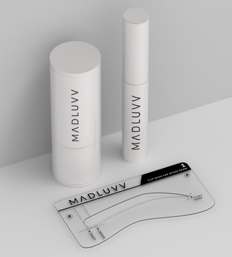 The Madluvv Brow Stamp and "Laminate Me" Clear Brow Gel