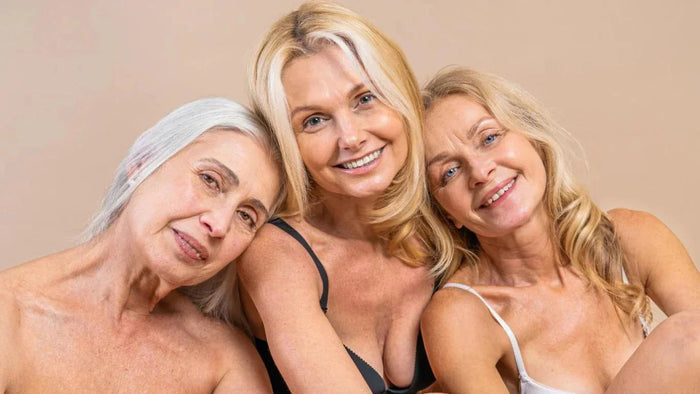 Mature women smiling