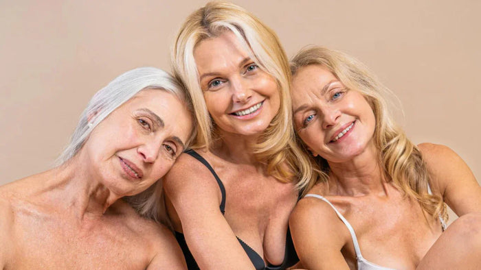 Older women smiling