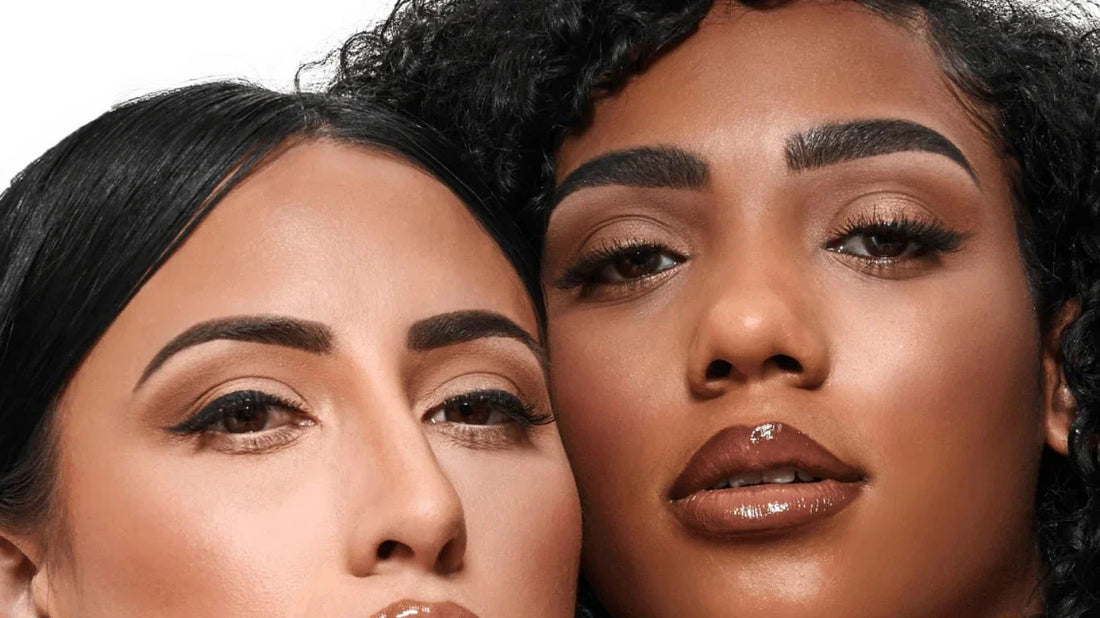 Two women posing