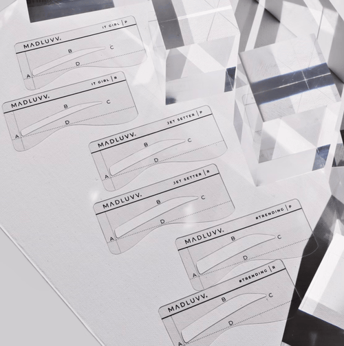 Socialite Brow Stencil - Our Thickest Eyebrow Shape – Madluvv