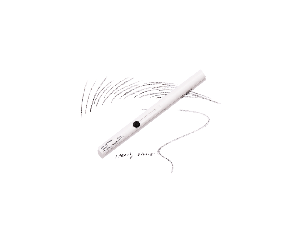 nearly black eyebrow pencil swatch 