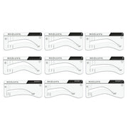 Set of 9 Brow Stamp Kit Eyebrow Stencils