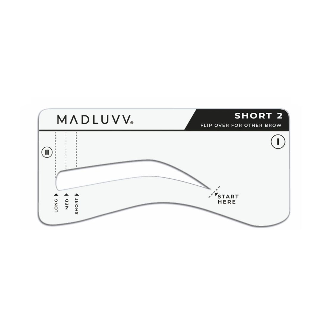 Short #2 Brow Stamp Small Eyebrow Stencil