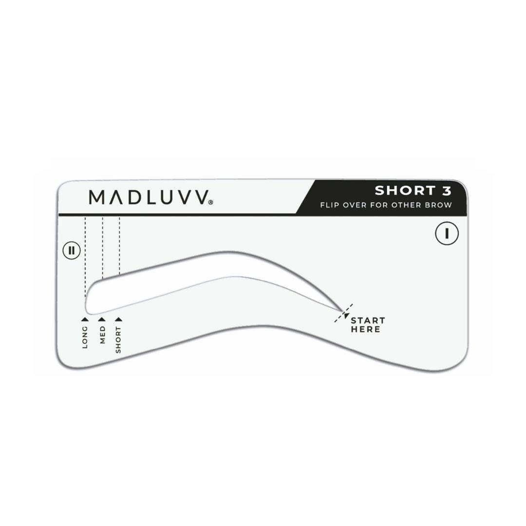Short #3 Brow Stamp Small Eyebrow Stencil