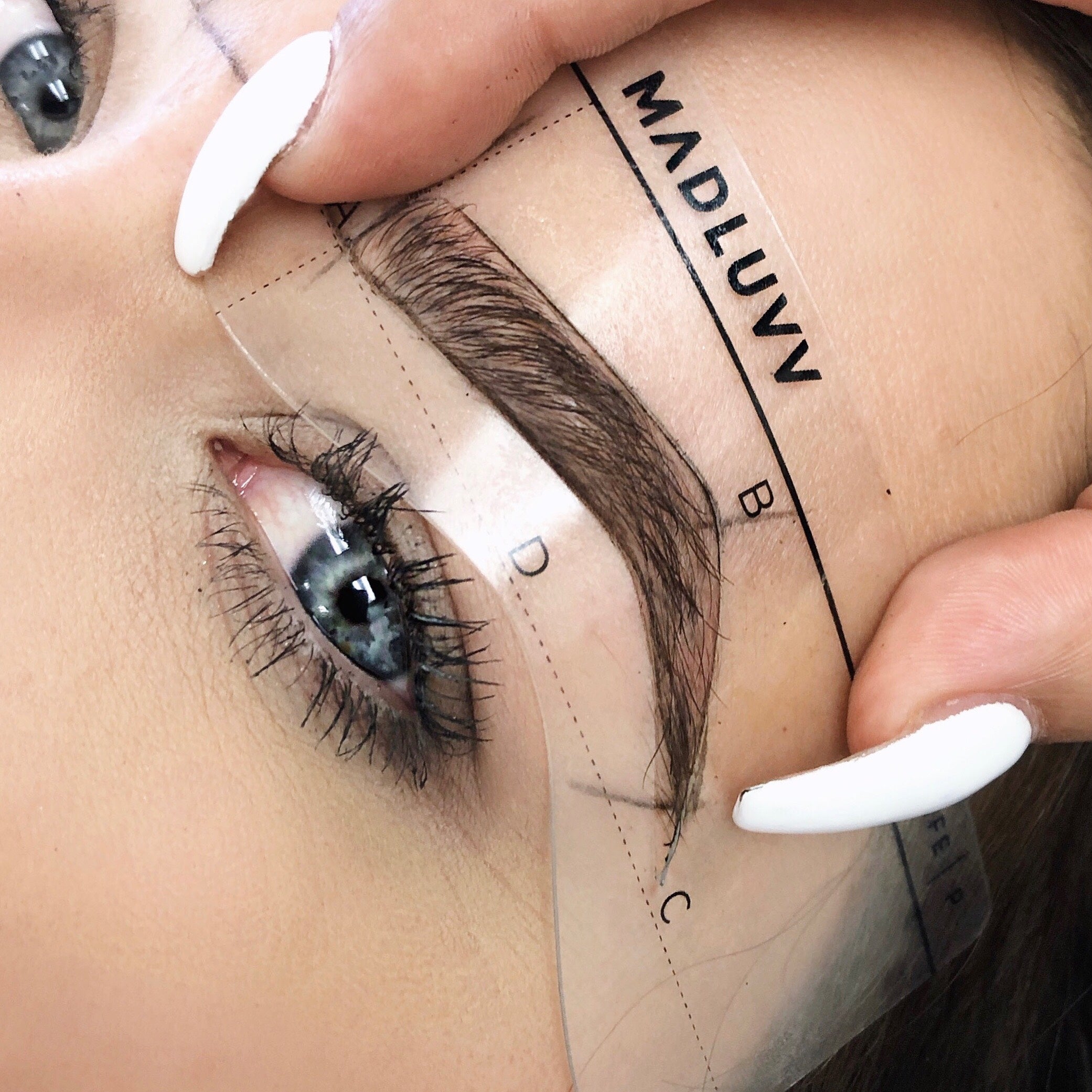 eyebrow shapes tattoo