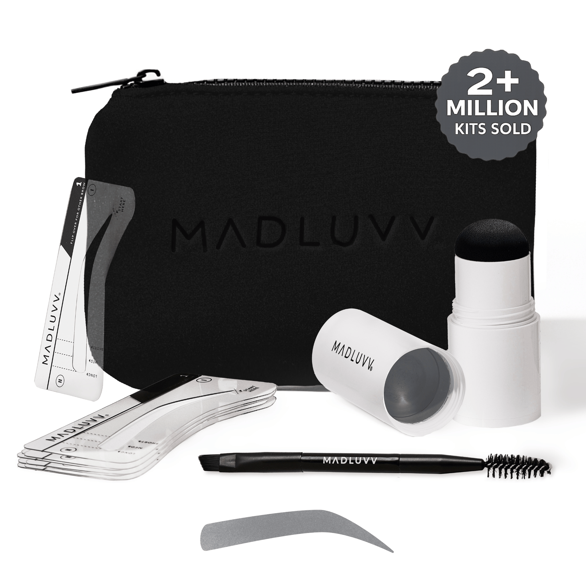 Dark Grey Brow Stamp™ Kit — Perfect Brows in Seconds | Madluvv