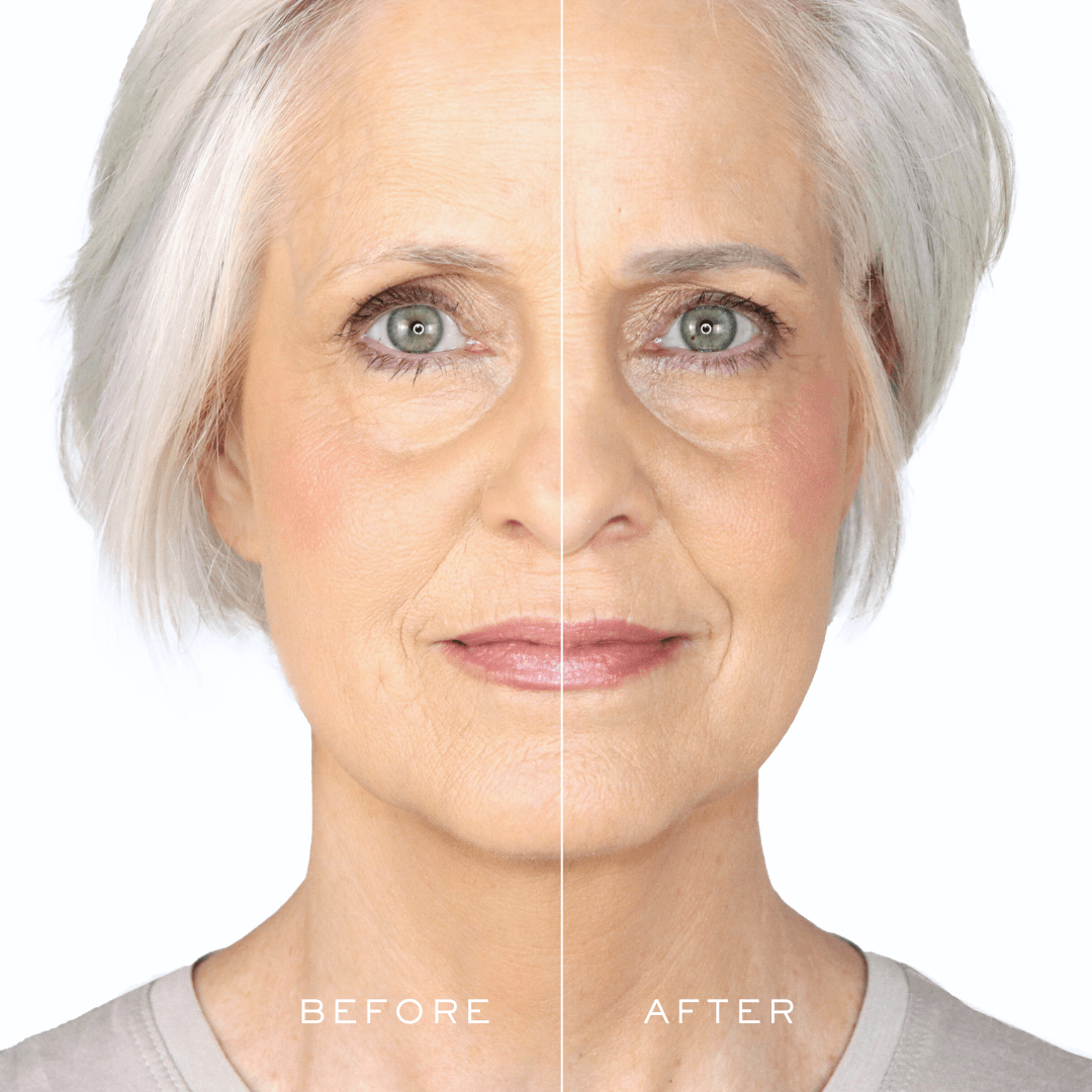 light grey brow stamp kit before and after