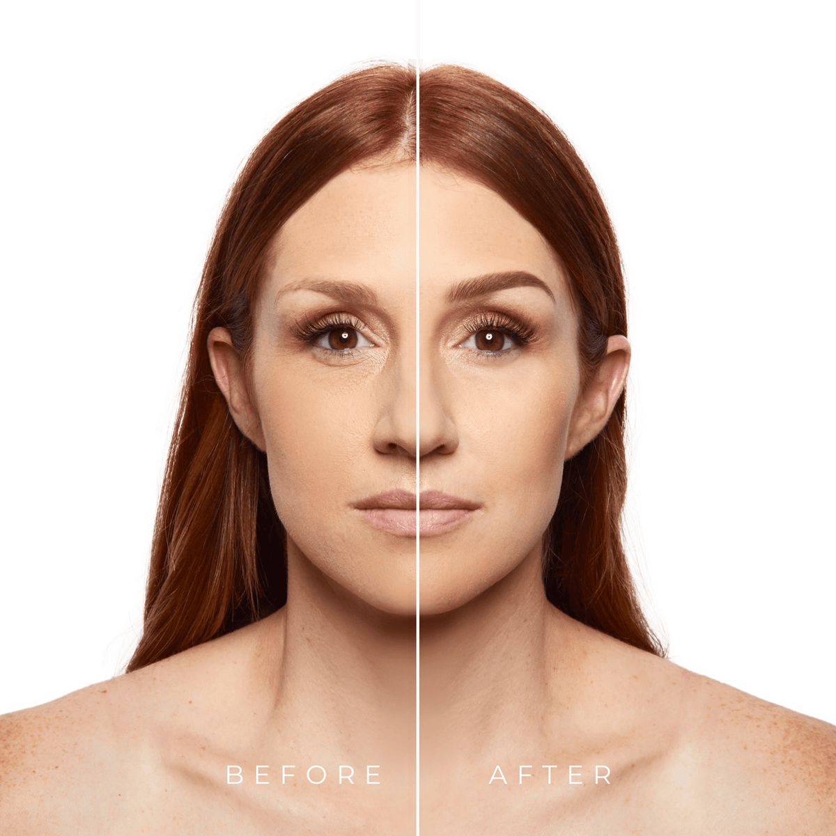 Auburn Brow Stamp Kit before and after