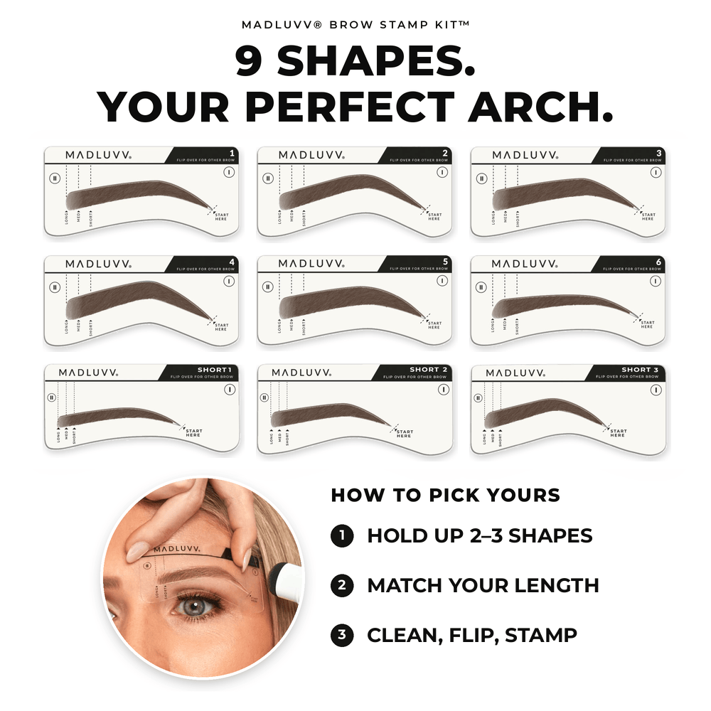 Brunette Brow Stamp Kit image 6