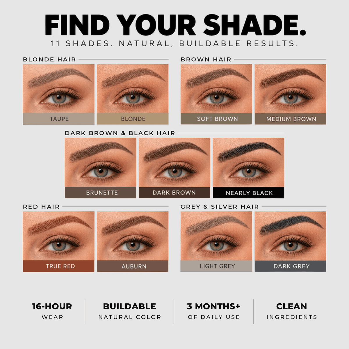 Dark Grey Brow Stamp™ Kit