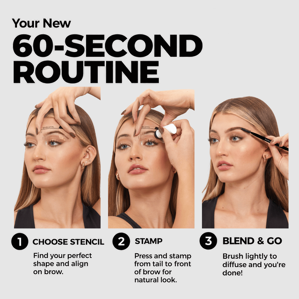 Medium Brown Brow Stamp Kit image 5