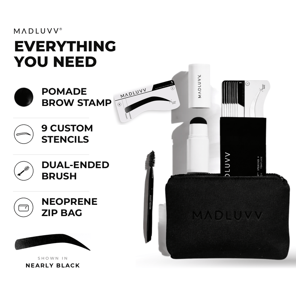 Nearly Black Brow Stamp Kit image 4