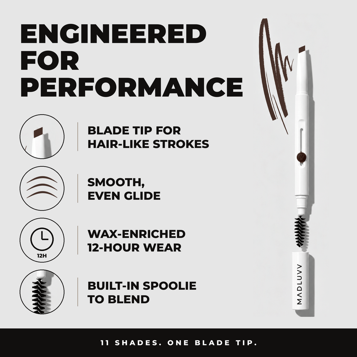 Dark Brown Exacto Brow Pencil image 3