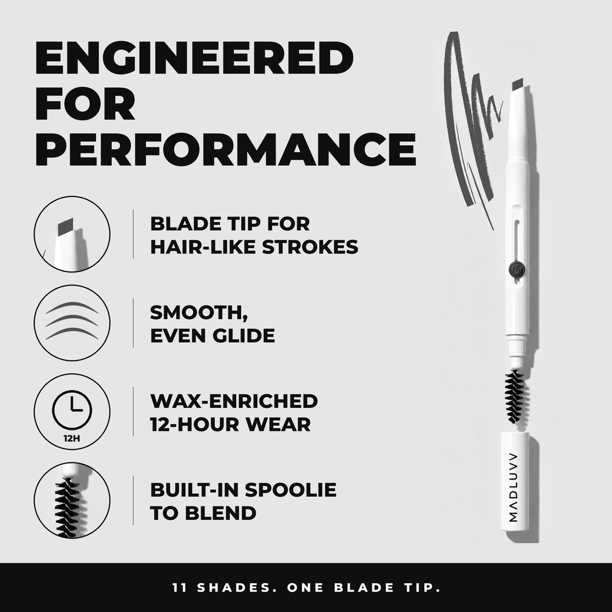 Dark Grey Exacto Brow Pencil image 3