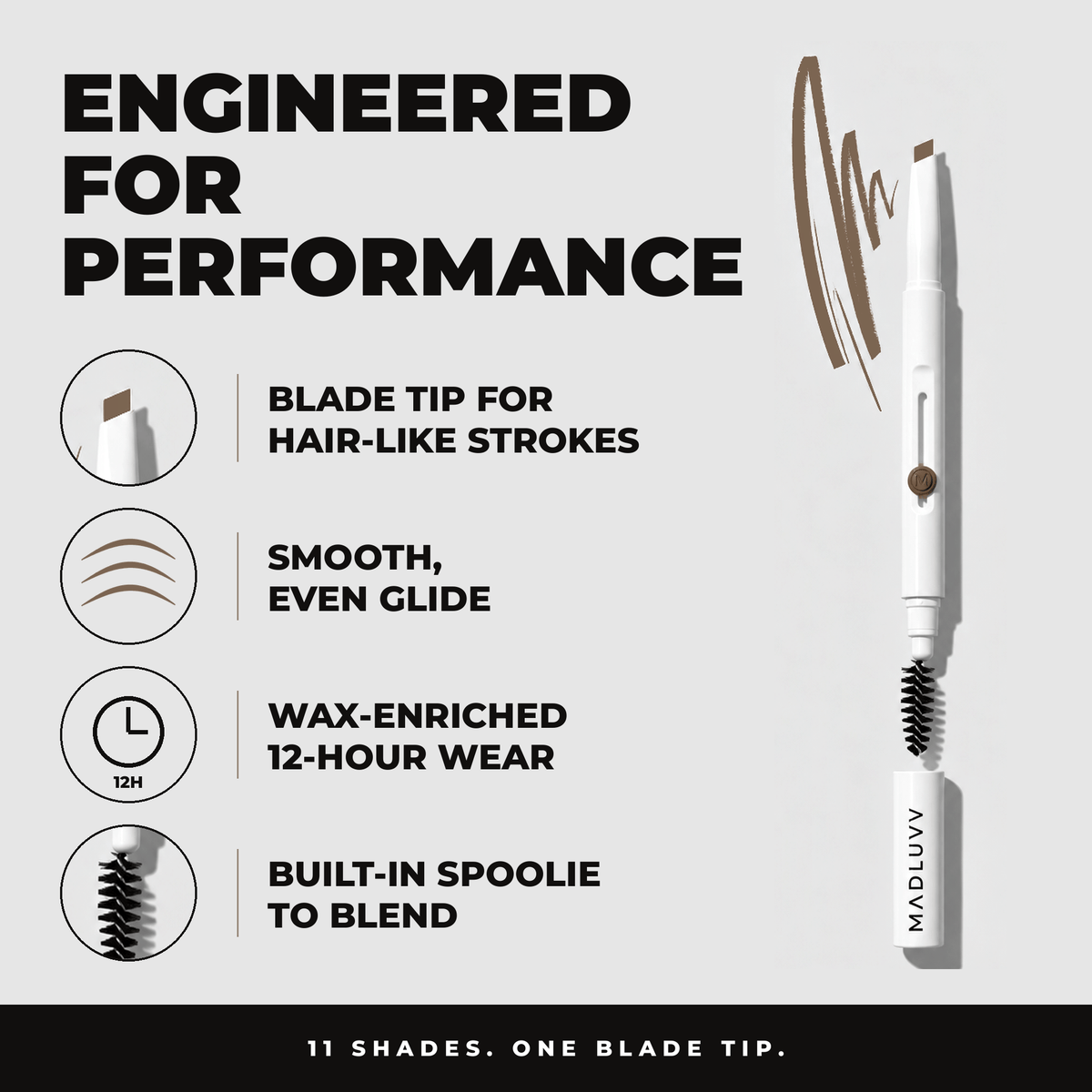 Medium Brown Exacto Brow Pencil image 3