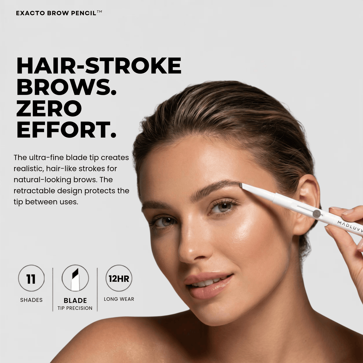 Medium Brown Exacto Brow Pencil image 6