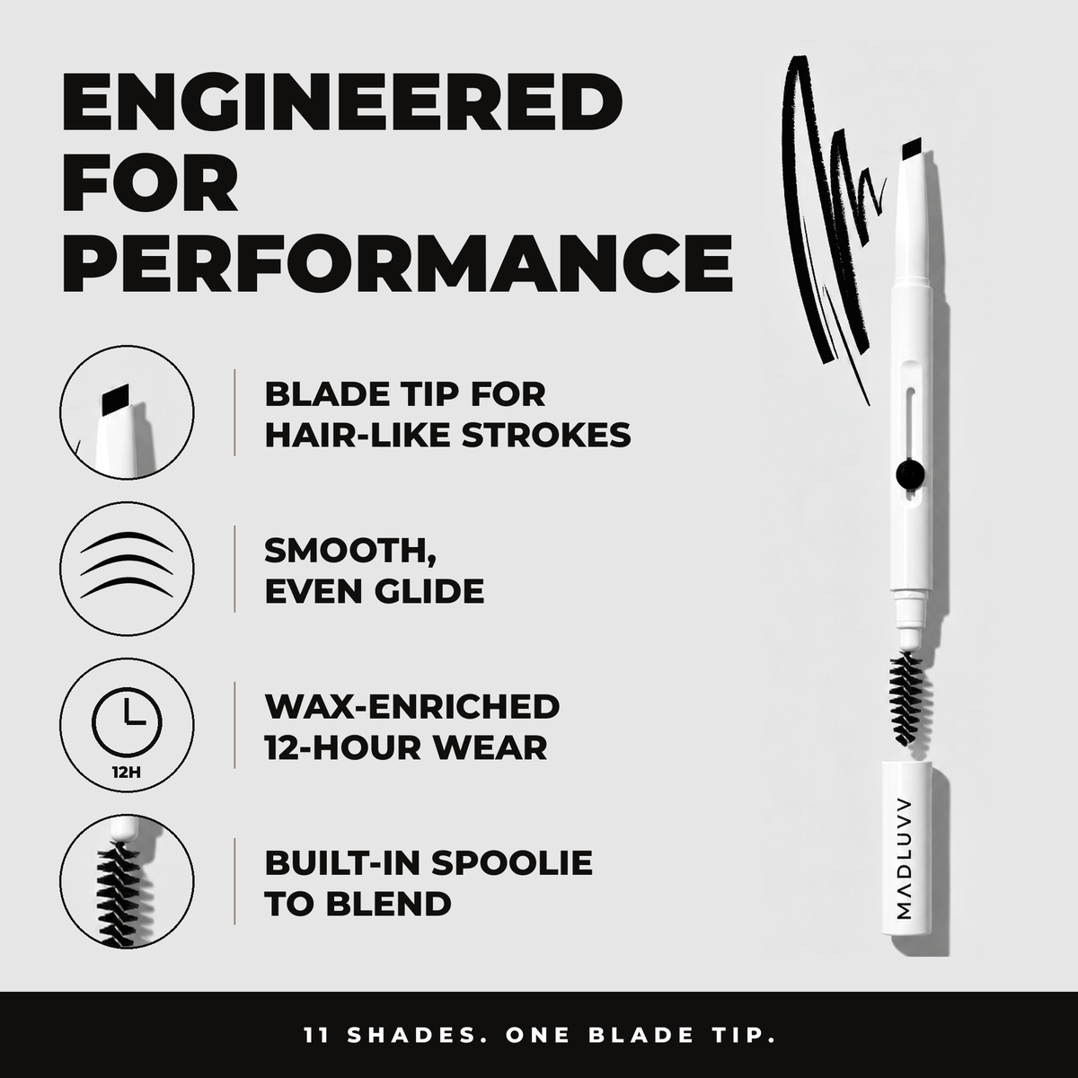Nearly Black Exacto Brow Pencil image 3