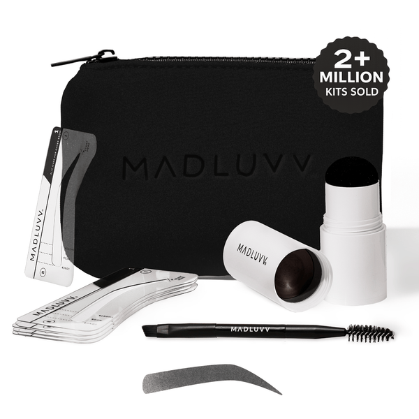 Nearly Black Brow Stamp™ Kit — Perfect Brows in Seconds | Madluvv
