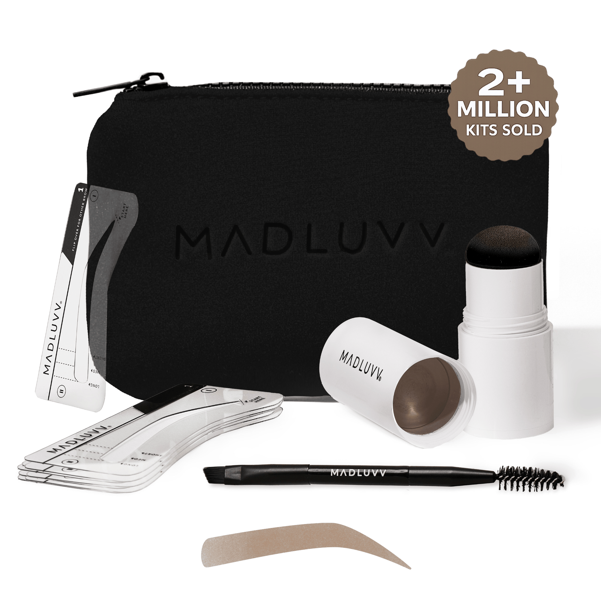 Soft Brown Brow Stamp™ Kit — Perfect Brows in Seconds | Madluvv