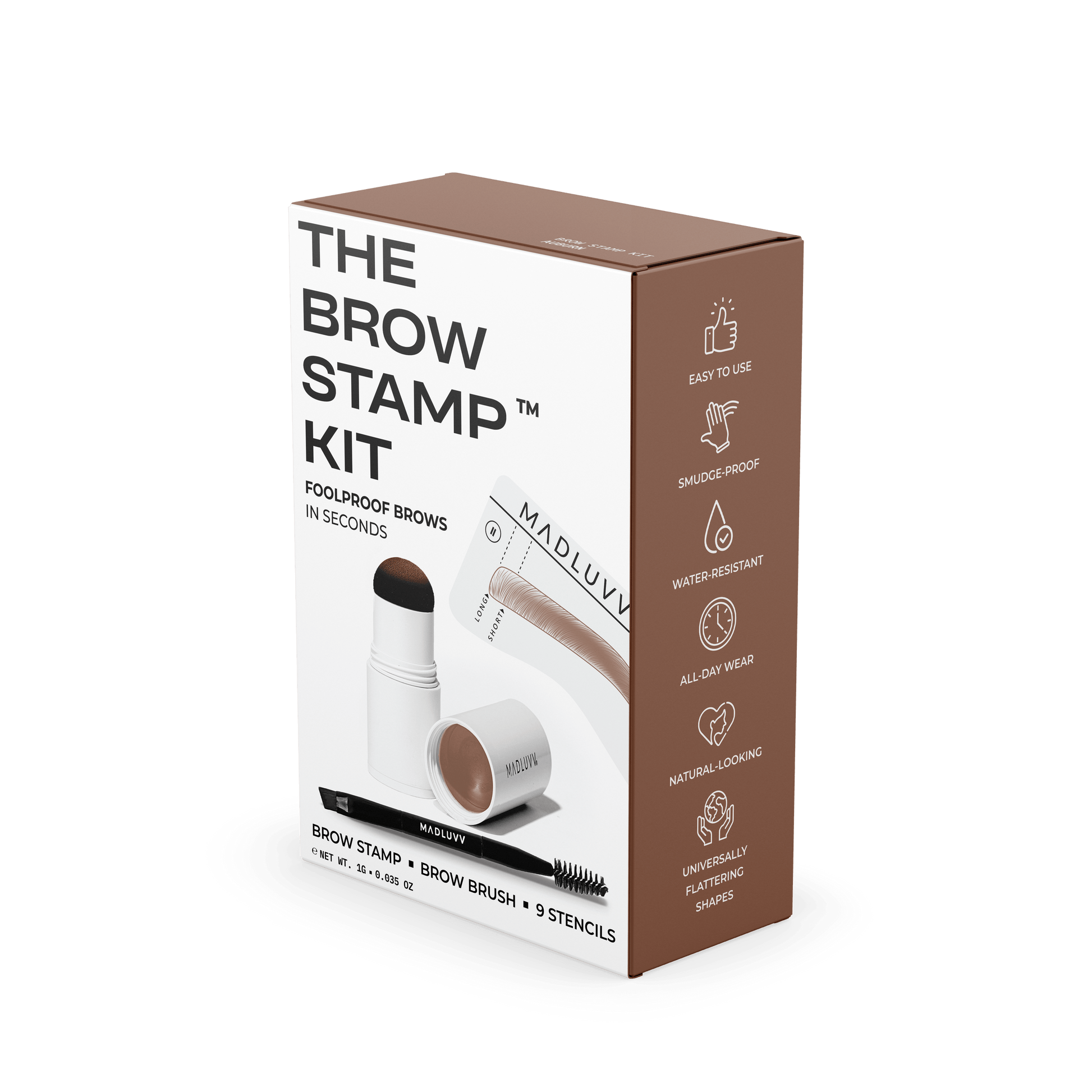Auburn Eyebrow Stamp Kit - Eyebrow Stamp Kit 
