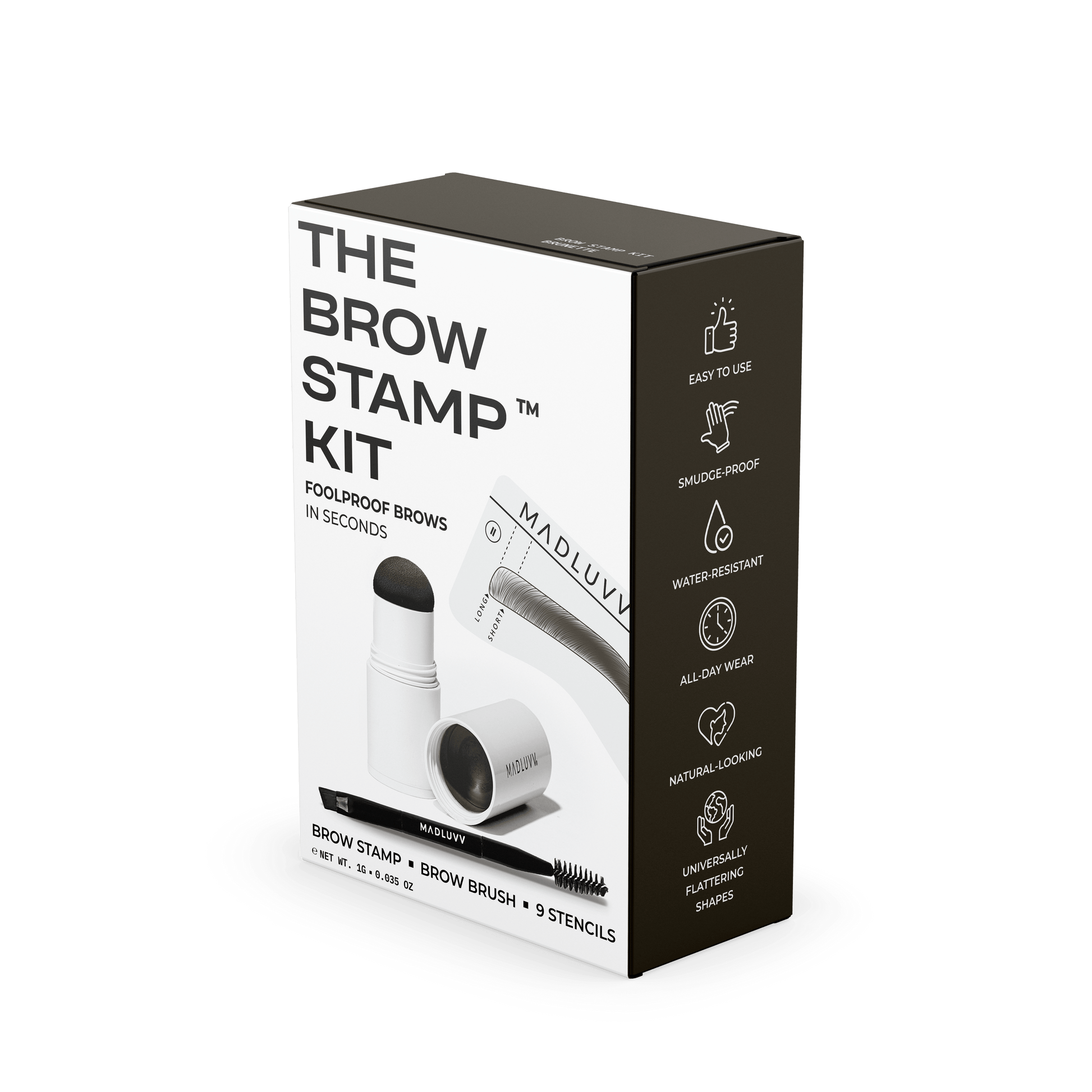Brunette Brow Stamp Kit - Eyebrow Stamp Kit 