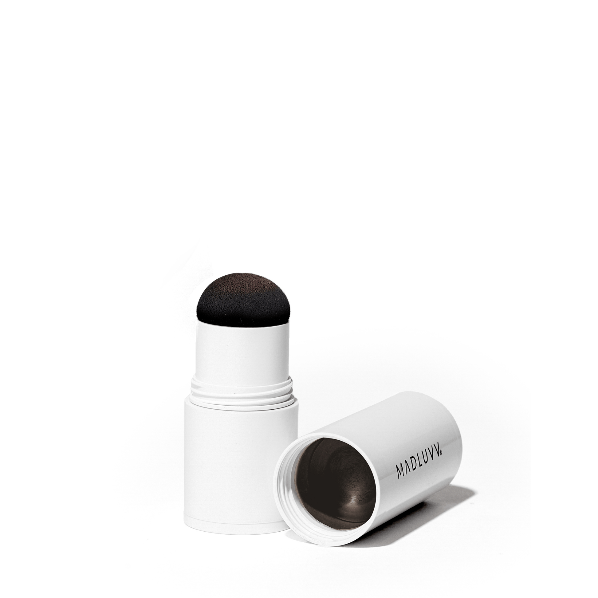 Medium Brown Brow Stamp Refill twist off cap to find the stamp and the pomade inside the cap