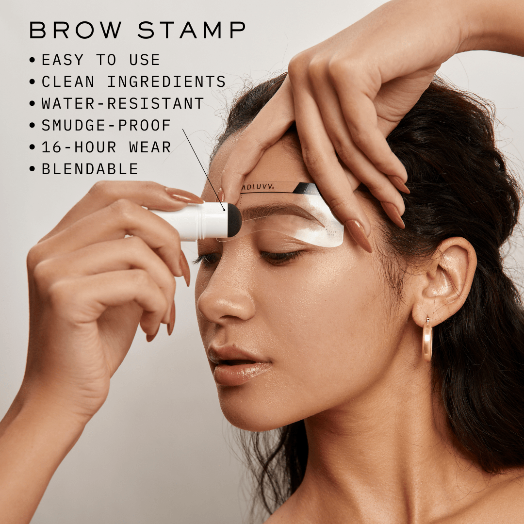 information on the eyebrow stamp and its wearability 