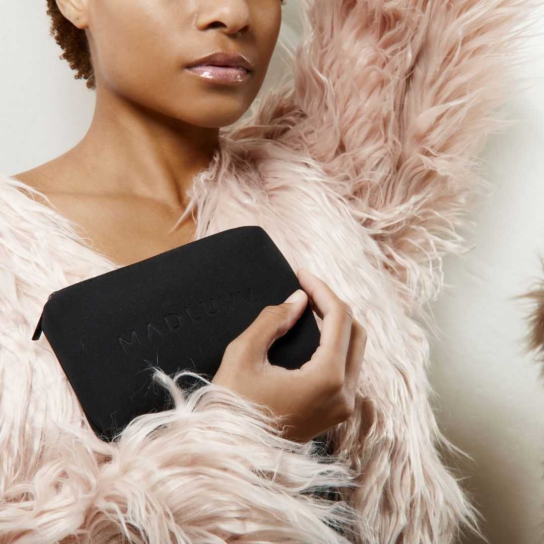 Neoprene Full-Zip Makeup Bag