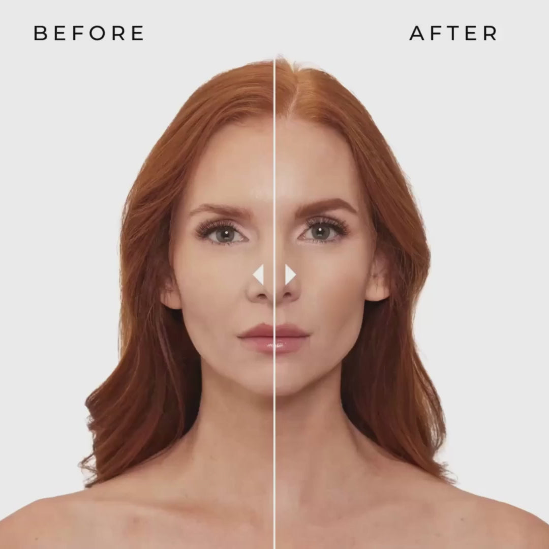Load video: true red brow stamp kit before and after red hair