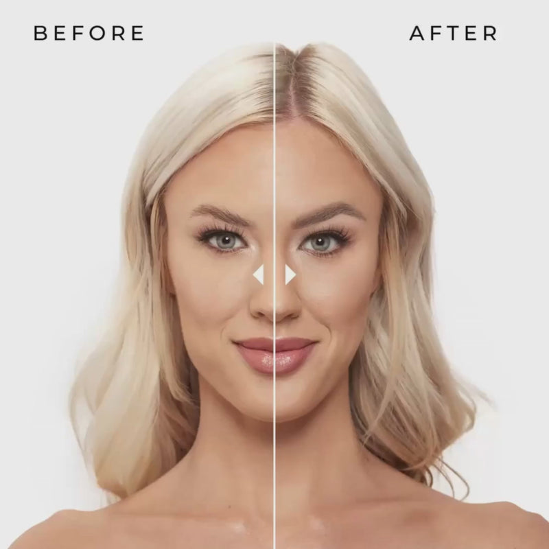 taupe brow stamp kit brow before and after