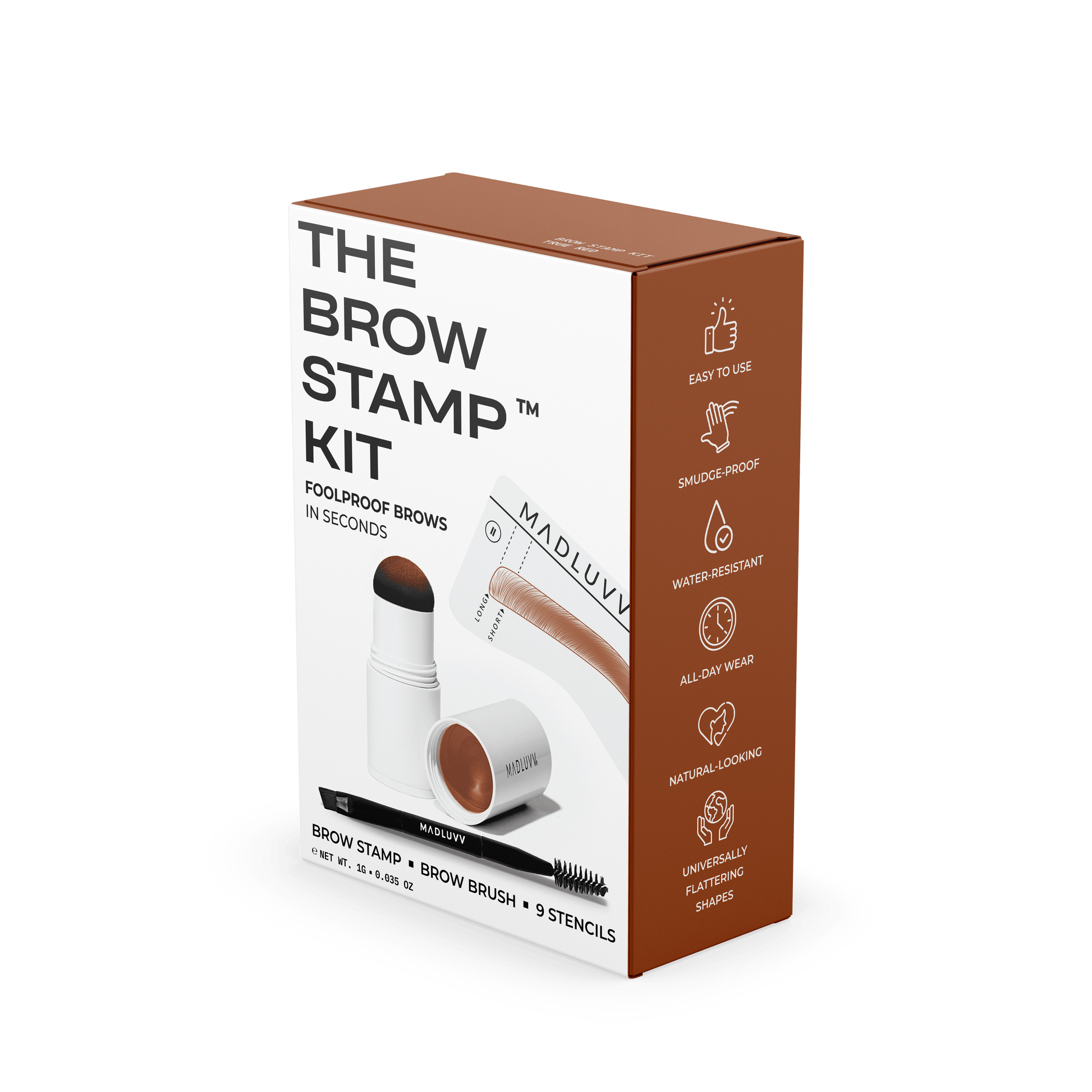 True Red Brow Stamp Kit - Eyebrow Stamp Kit 